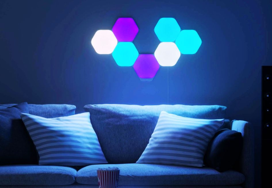 Nanoleaf Shapes Hexagon Smarter Kit modern design