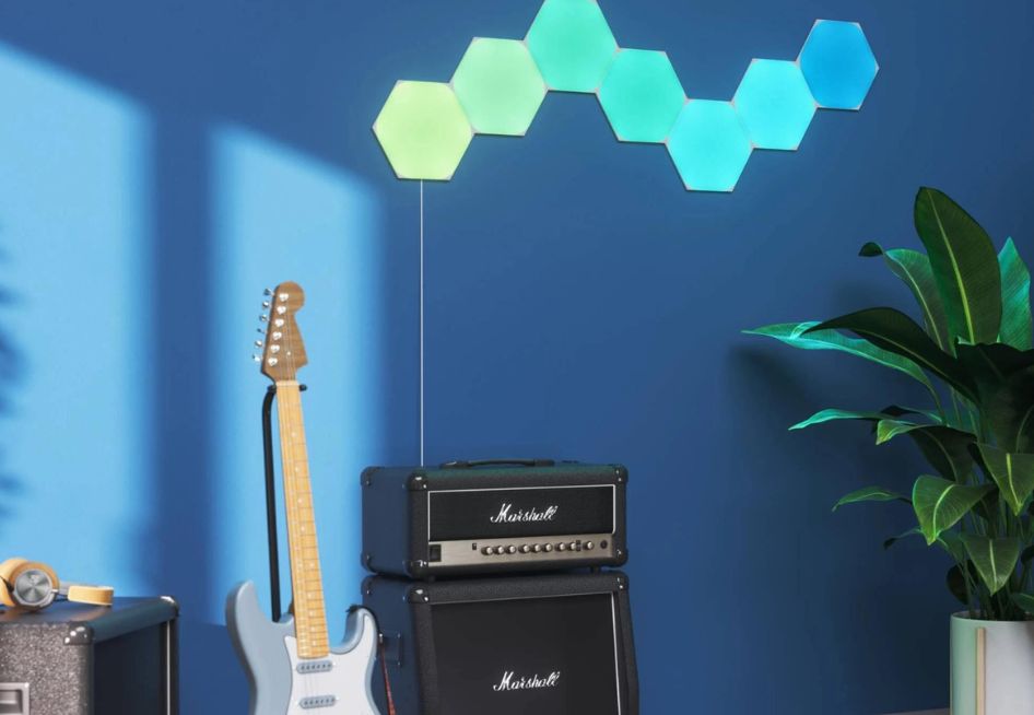 Nanoleaf Shapes Hexagon Smarter Kit music sync